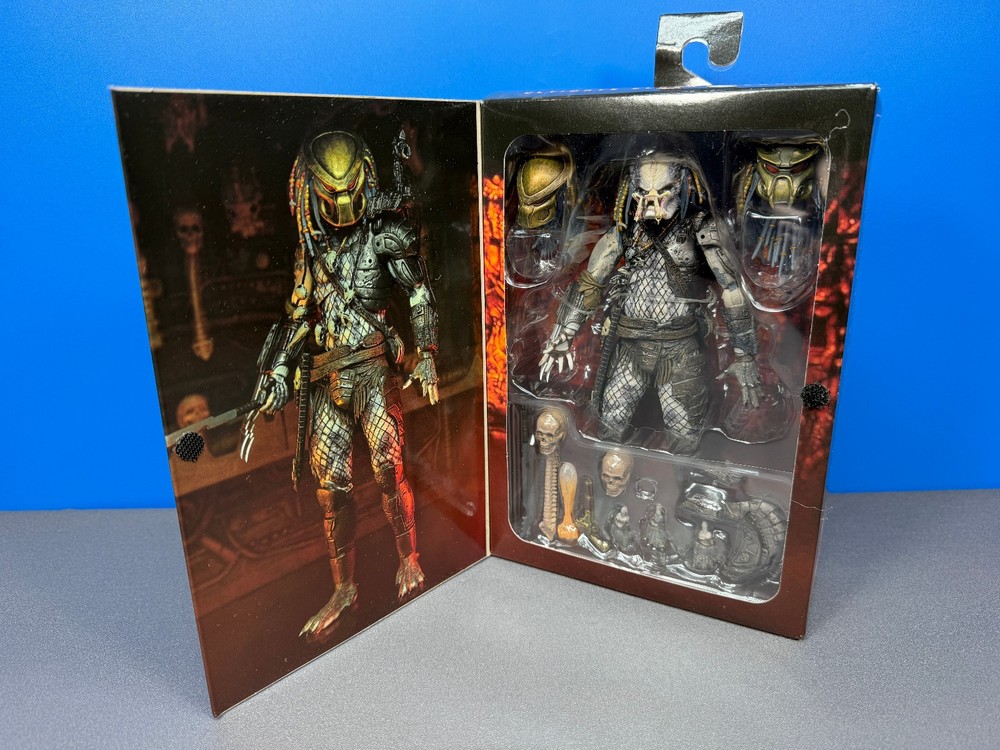 NECA PREDATOR 2 ACTION FIGURE ULTIMATE ELDER PREDATOR LIGHT UP NEW SEALED USA