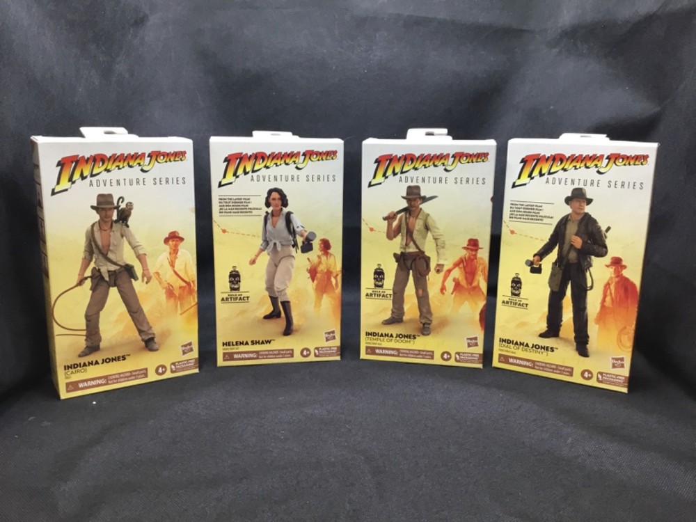 Lot of (4) Indiana Jones Adventures Helena, Indy Temple & More [Hasbro] NIB!