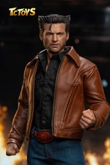 1:6 Wolverine Logan Man Head Hands Clothes For 12″ Male Action Figure Body Toys