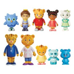 Daniel Tiger’s Neighborhood Friends & Family Figure Set 10 Pack Includes Dani…