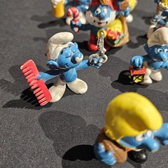 Vintage ASSORTED Lot of 11 Smurfs Peyo Schleich PVC Figures West Germany