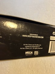 Neca Reel Toys Terrifier 2 Art The Clown Ultimate Action Figure Blood Splattered