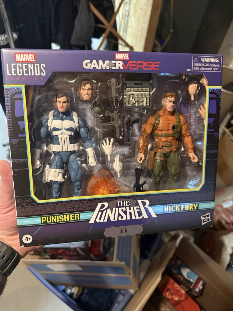 Marvel Legends Gamerverse Punisher & Nick Fury Action Figure Collection Boxed