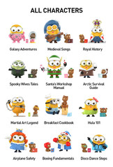 Minions Bedtime Stories By Bob And Tim Series Blind Box Confirmed Figures Toy!