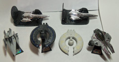 5 Vintage 1990’s Star Wars Die-Cast Metal & Plastic Figurines