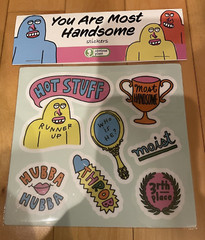 New Obvious Plant Most Handsome Award & Sticker Pack Internet Meme Art Toy /300