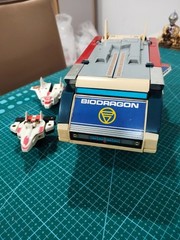 Vintage Pladela Biodragon made in japan & BioRobo Bootleg Taiwan Bioman Sentai