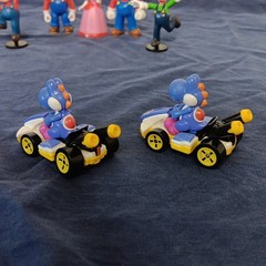 Mario Bros Mixed Lot Figures Yoshi Race Go Cart Peach Nintendo Jaks Loose Toys