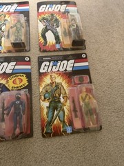 G.I. Joe Haslab 3 3/4 O-ring Figures Lot Of 12 MOC Reissues Walmart Transformers