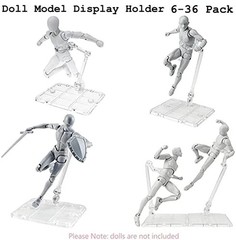 Adjustable Action Figure Stand for 6-8″ Figures Multi-Pack Display Holder