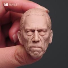 1:6 Danny Trejo PVC Head Sculpt Carved Model For 12″ Male Action Figure Body Toy