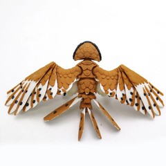 3D Printed Eagle Hawk Simulation Animal Model Figurine Movable Bird Ornament DIY