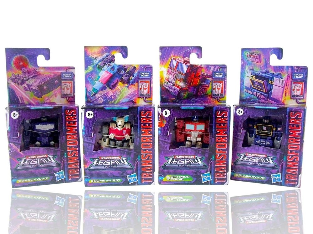 Set of 4 Transformers Generations Legacy BOMB-BURST SHOCKWAVE PRIME Hasbro 2022