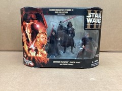 Star Wars III ROTS Commemorative Episode DVD Collection Figures Sith Lords NEW