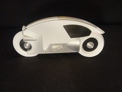 Retro Lightcycle white for Vintage Tron action figures and light cycle toy