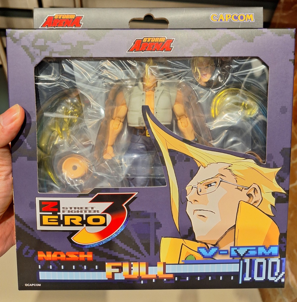 Street Fighter 3 Zero Alpha Storm Arena nash comic con Action Figure
