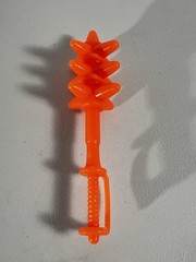 Vintage 1985 MOTU Spikor ORANGE BATTLE CLUB MACE WEAPON Masters of the Universe