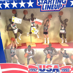 Vtg 1992 Dream Team Starting Lineup USA Basketball Set NIB with Box Wear (Read)