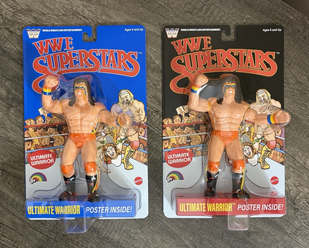LJN WWE Superstars Ultimate Warrior Action Figure CHASE Black Retro 8″ 2026 NEW
