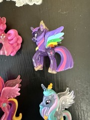 My Little Pony G4 Blind Bag Mini Figure Lot 8 Glitter Translucent MLP Hasbro
