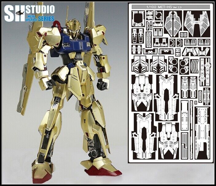for MG 1/100 MSN-00100 Hyaku Shiki ver 2.0 SH Studio Details Part Etch Sheet