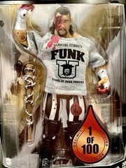 WWE TERRY FUNK CLASSIC SUPERSTARS 1 OF 100 EXCLUSIVE TOY VERY RARE 1/100 TOYFAIR