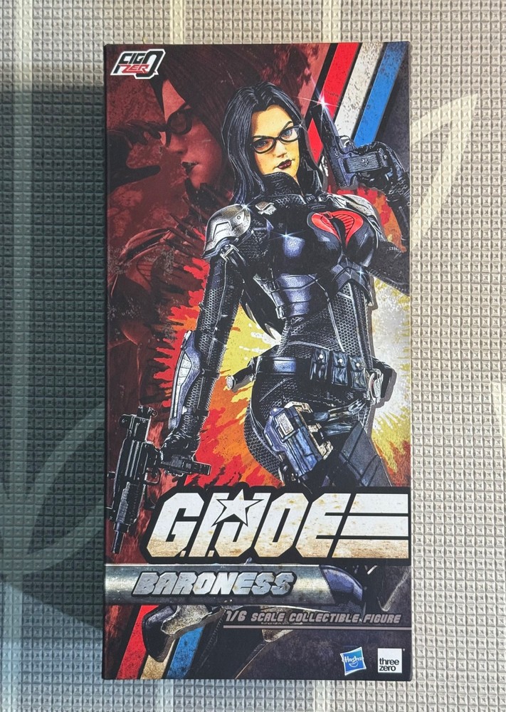 Threezero G.I. Joe FigZero Cobra Baroness 1/6 Scale 12″ Action Figure – New