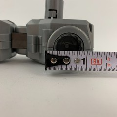 Silver Red Action Figure Replacement Arms Lightning Bolt | Power Ranger? Bandai?