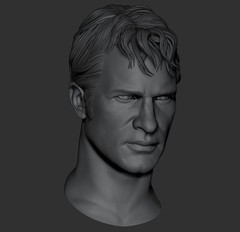 1/6 Scale Punisher Thomas Jane 2004 Head Sculpt (Hot Toys Sideshow) – Skiman.art