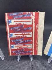 3 Transformers G1 Vintage Sachet Bag Stickers Book Spanish Panini Red & Blue