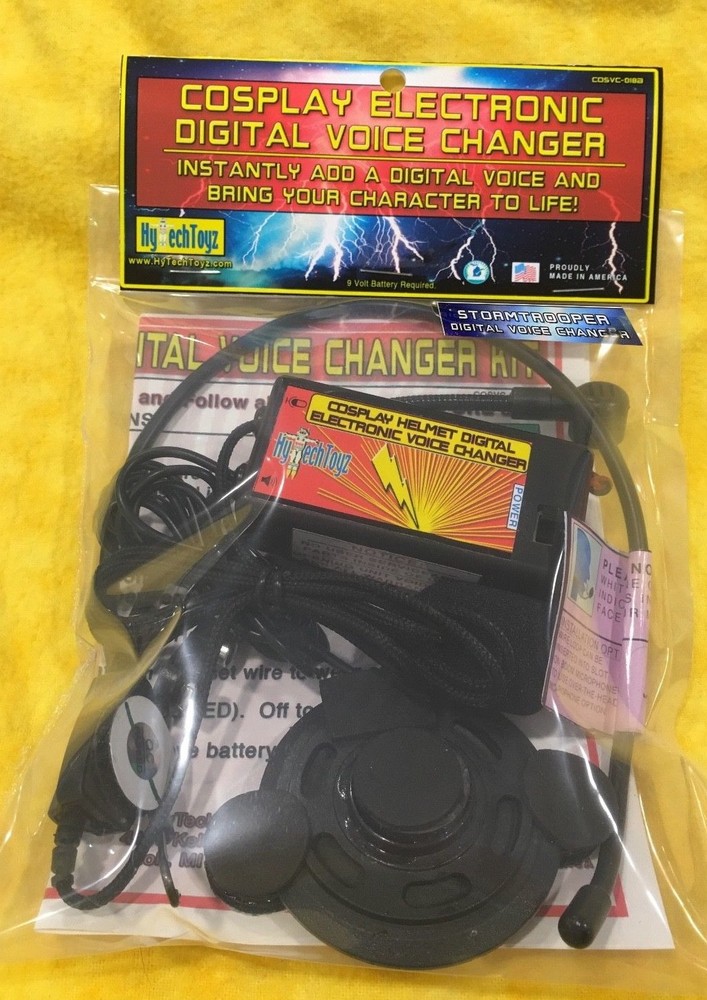 STORMTROOPER HELMET VOICE CHANGER COSPLAY TOY KIT WITH SPEAKER & MICROPHONE