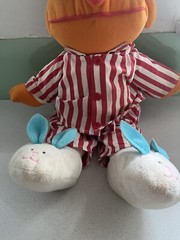 1996 TYCO Sesame Street Talking Sleepy Time Snoring Ernie Plush Doll Bedtime 15″