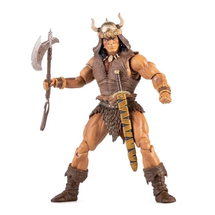 FRAZETTA 7″ CONAN THE BARBARIAN TEAMS UP WITH (3) AND BATTLES (5) MYTHIC LEGIONS