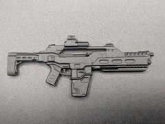 1/12 scale 3D printed M41A2 pulse rifle for classified valaverse marvel legends