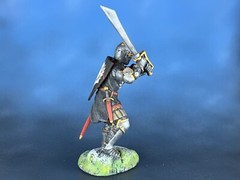 Painted Tabletop Figure medieval knight 40mmDetailed Knight Sculpture