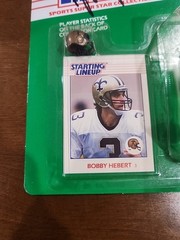 NRMT! 🏈 Starting Lineup 1988 Bobby Hebert NFL New Orleans Saints Very HTF