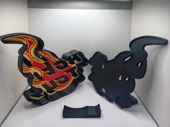 Hot Toys logo lightbox sign display light box sign