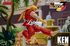 New Storm Toys SFSA01 1/12 Street Fighter ALPHA3 Ken Action Figure Model In Hand