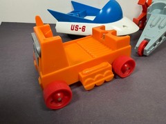 Vintage 1968 BILLY BLASTOFF Space Scout Set Action Figure Set Eldon NOT WORKING