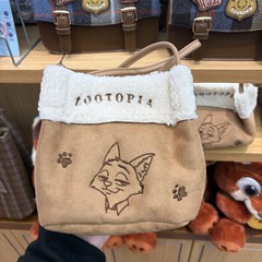 MINISO Zootopia2 Series Plush Crossbody Bag – Judy & Nick