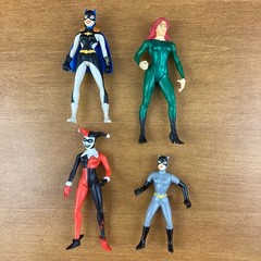 1990’s Batman Action Figure Lot Harley Quinn Poison Ivy Robin Joker Mr. Freeze