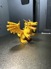 Dragon Cannelloni – R0BL0X Steal A Brainrot 3D Printed Figurine Toy 4.75 in Wide