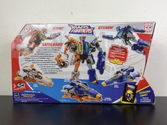 Transformers Animated Safeguard Set Of Jetfire And Jetstorm – MINT 100% Complete