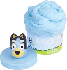 8 Oz. Bluey Cloud Slime – Fluffy Blueberry Sensory Fun with Rainbow Mix-Ins