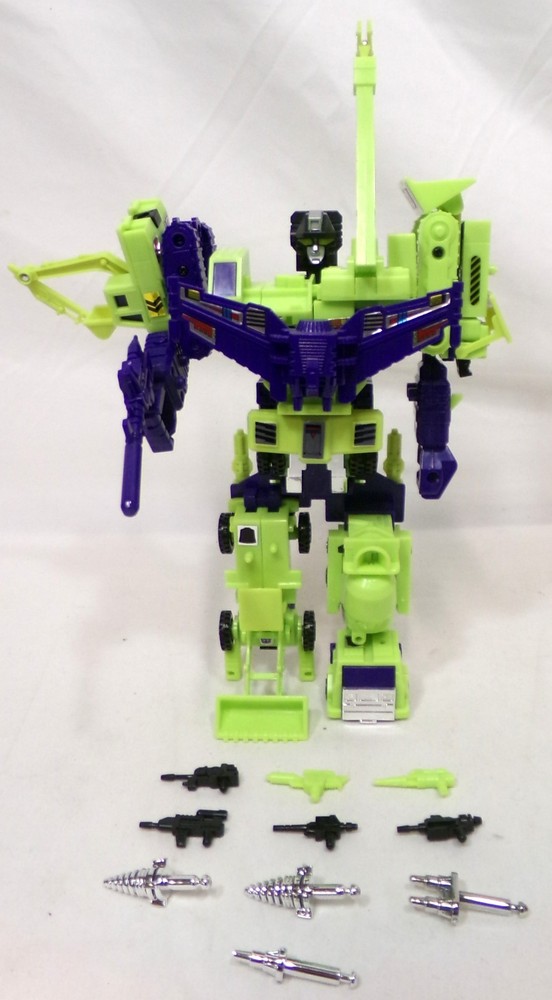 Transformers Walmart G1 Reissue Devastator Combiner Set Complete Hasbro 2018