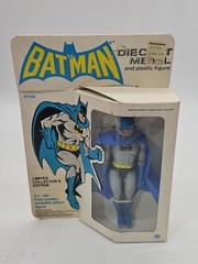 1979 MEGO BATMAN DIECAST 5.5 INCHES POSEABLE NEW IN BOX DAMAGED BOX