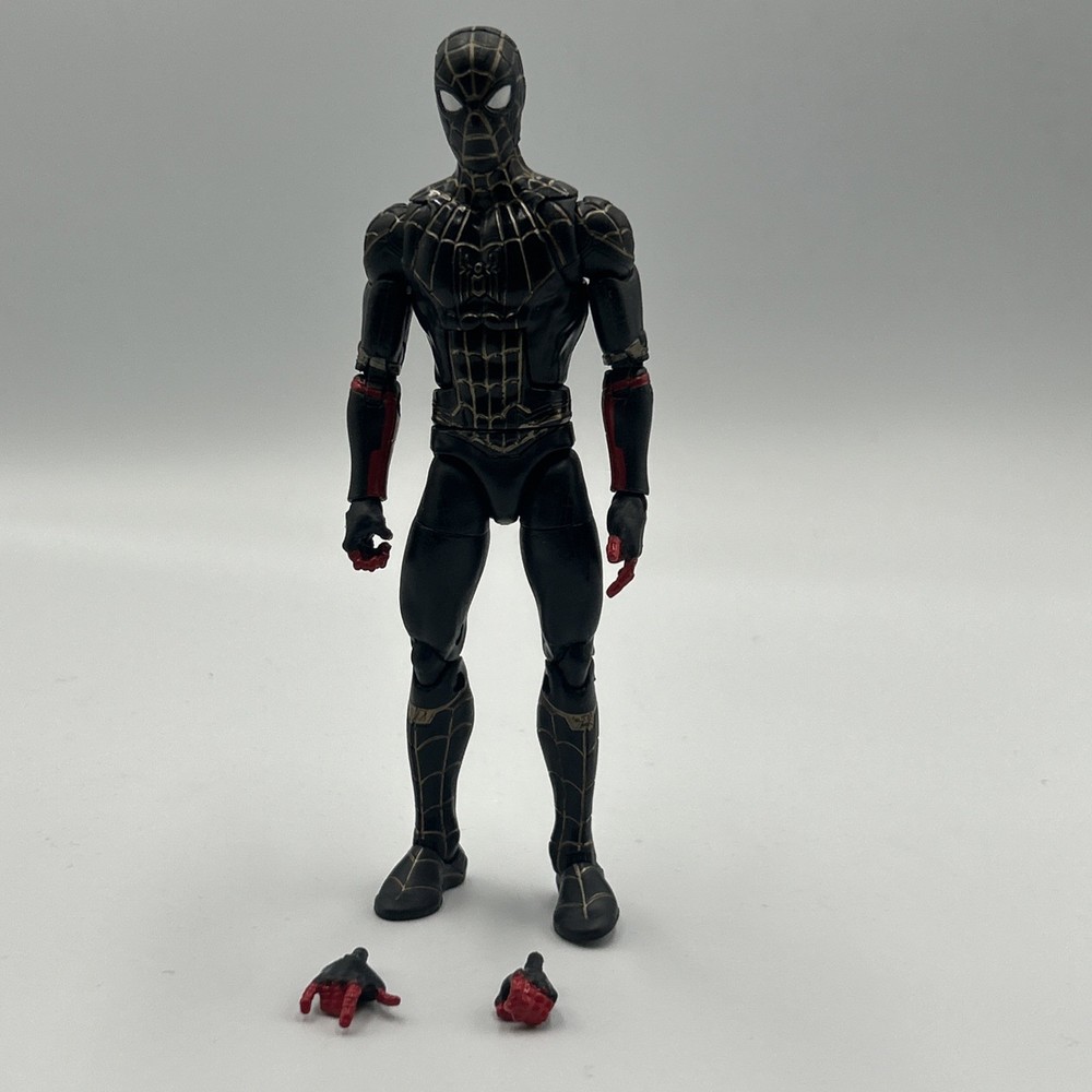 Marvel Legends Spider-Man No Way Home Black and Gold Suit – No Armadillo BAF
