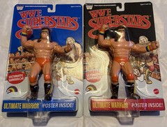 2 2026 WWE LJN Superstars ULTIMATE WARRIOR Chase 1 BLUE/1 BLACK CARD – IN HAND