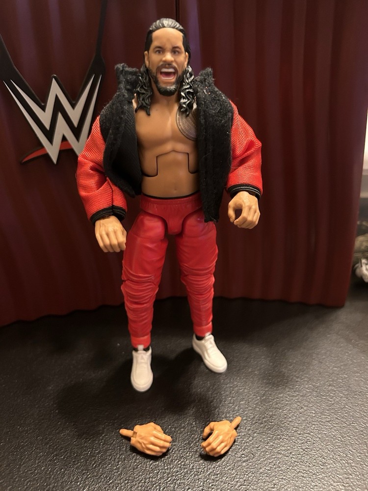 WWE Jimmy Uso Elite 64 Mattel Wrestling Action Figure Bloodline