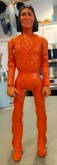 1975 Marx Johnny West JWA Orange Geronimo Figure in Good Condition
